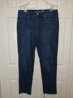 Seven7 Women's Dark Blue Slim Fit Jeans
